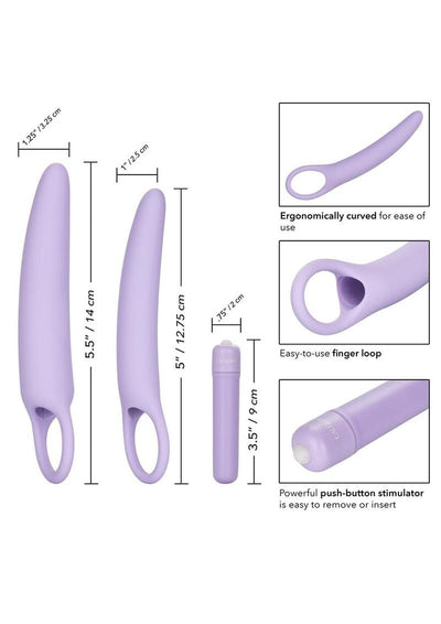 Dr. Laura Berman Isabelle Set Of 2 Vibrating Silicone Dilators