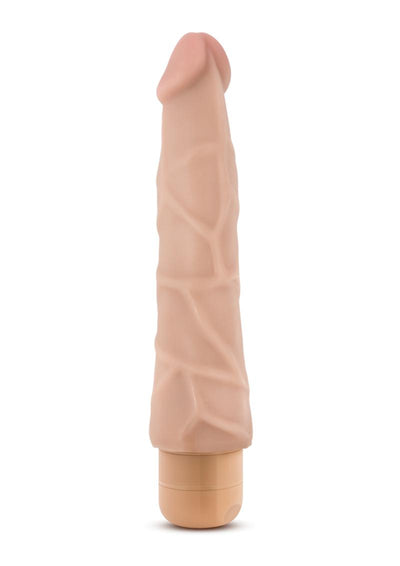 Dr. Skin Cock Vibe 1 Vibrating Dildo - Vanilla - 9in