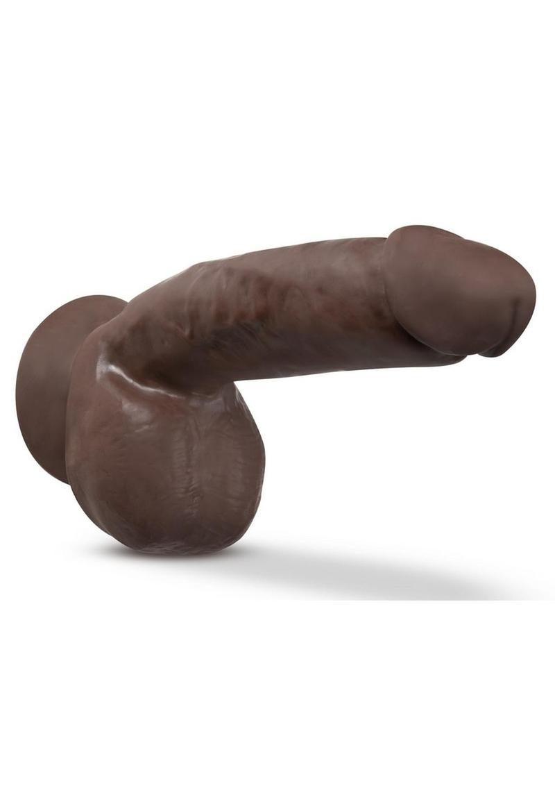 Dr. Skin Plus Thick Posable Dildo with Squeezable Balls