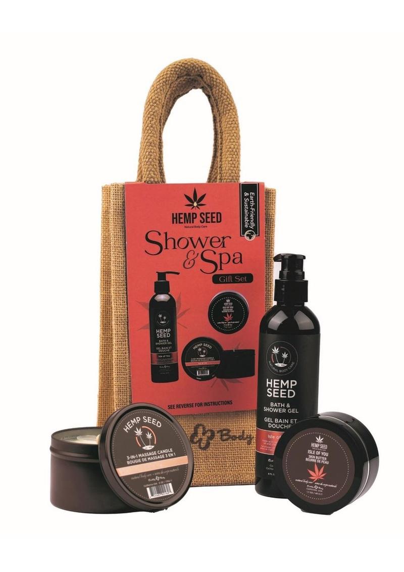 Earthly Body Hemp Seed Holiday Spa Gift Set (Limited Edition