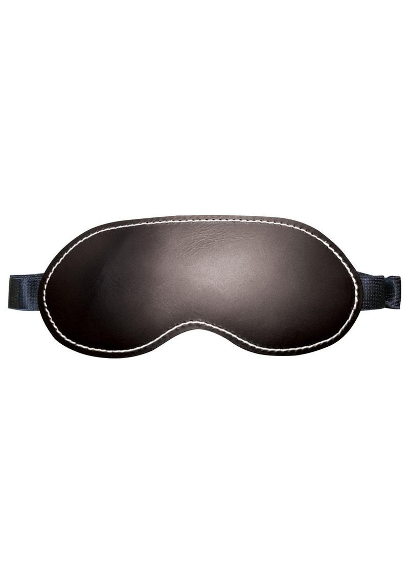 Edge Leather Blindfold - Black