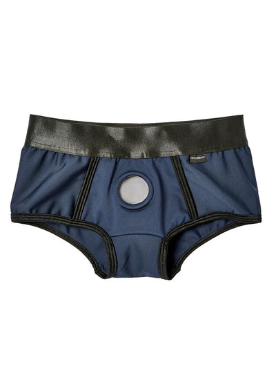 Em.Ex.. Active Harness Wear Fit Harness Boy Shorts - Blue - Small