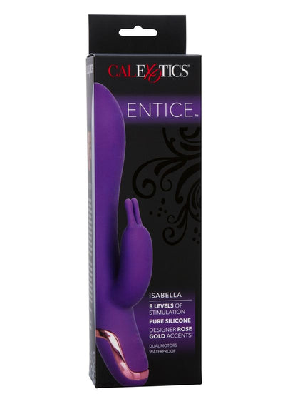 Entice Isabella Silicone Rabbit Vibrator - Purple