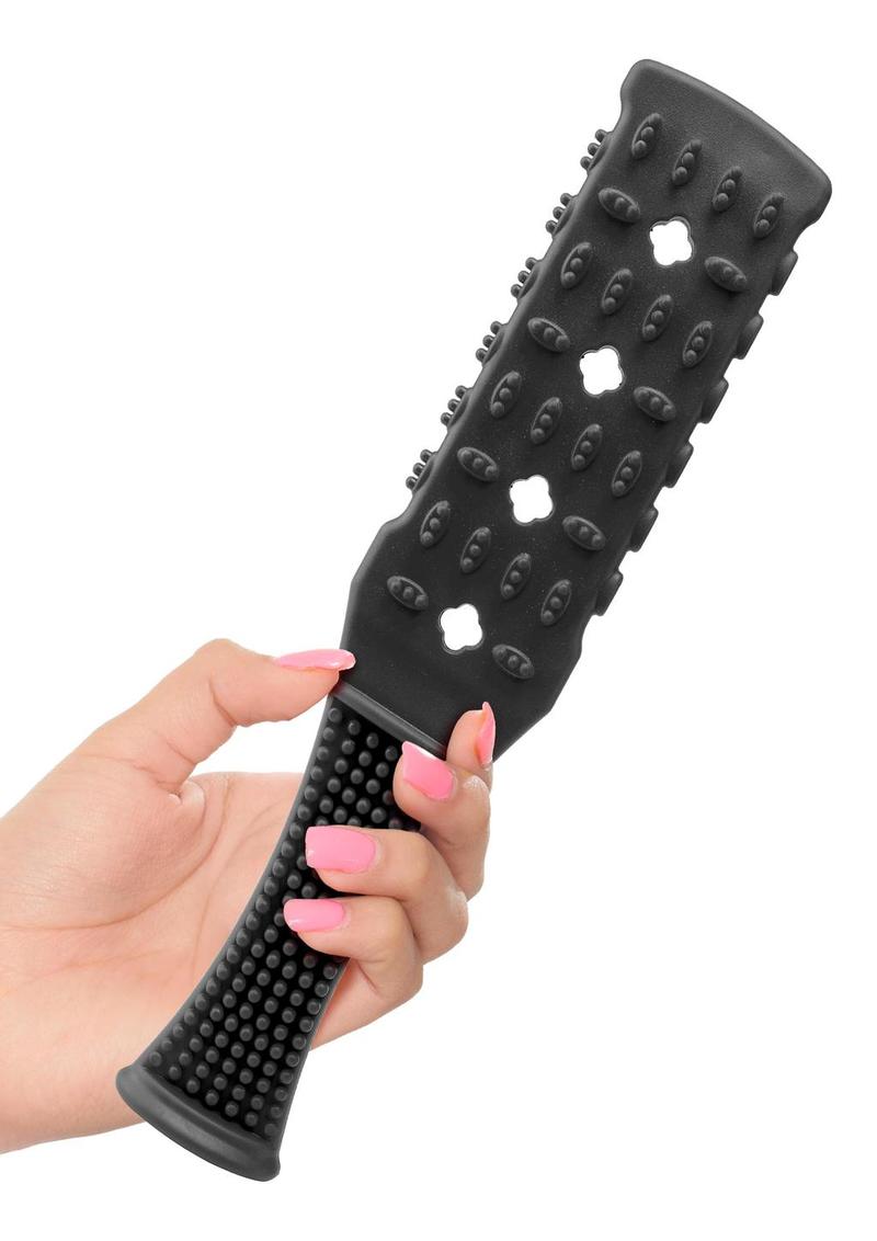 Fetish Fantasy Series Rubber Paddle - Black - 10.5in