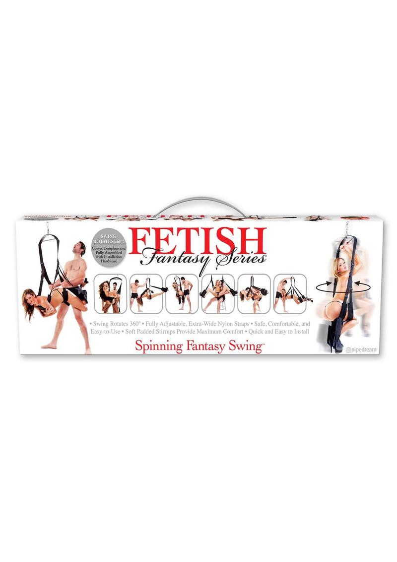 Fetish Fantasy Series Spinning Fantasy Swing - Black