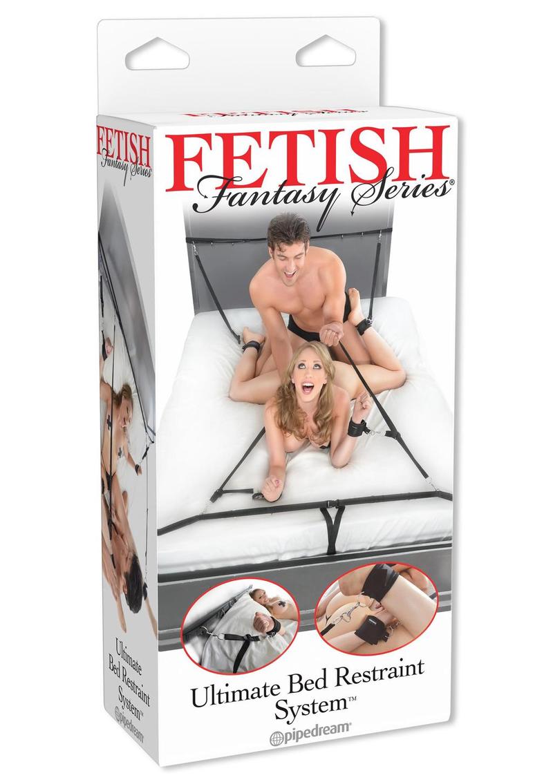 Fetish Fantasy Series Ultimate Bed Restraint System - Black