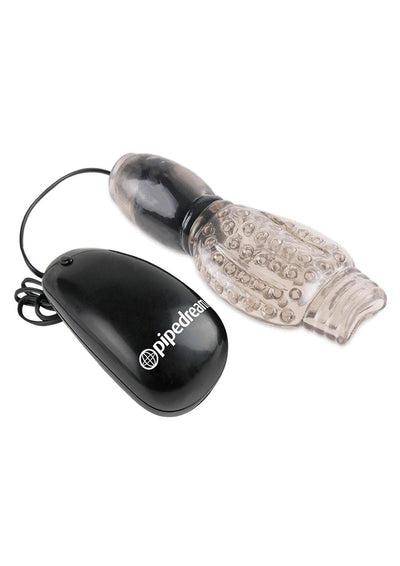 Fetish Fantasy Series Vibrating Head Teazer Sleeve with Bullet and Remote Control