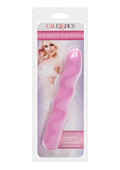 First Time Power Swirl Vibrator - Pink