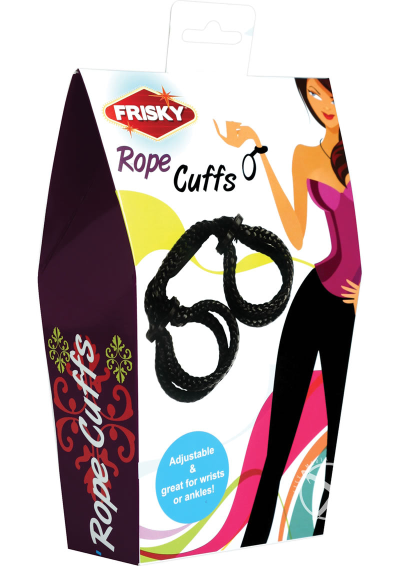 Frisky Rope Cuffs - Black