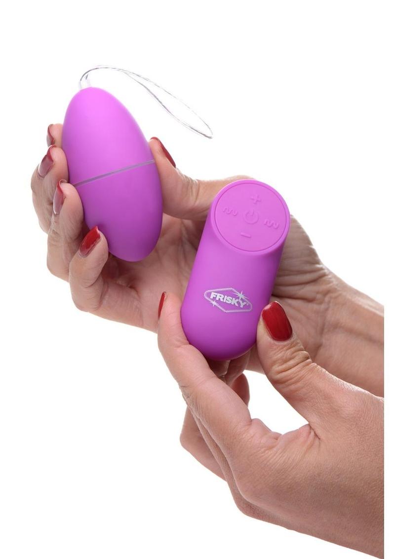 Frisky Scrambler 28x Rechargeable Vibrating Egg with Remote Control