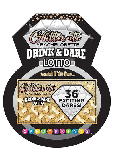 Gliterati Bachelorette Drink and Dare Lotto Game