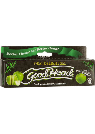 Goodhead Oral Delight Gel Flavored - Green Apple - 4oz