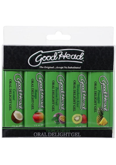 Goodhead Oral Delight Gel Tropical Fruits - 1oz. - 5 Pack