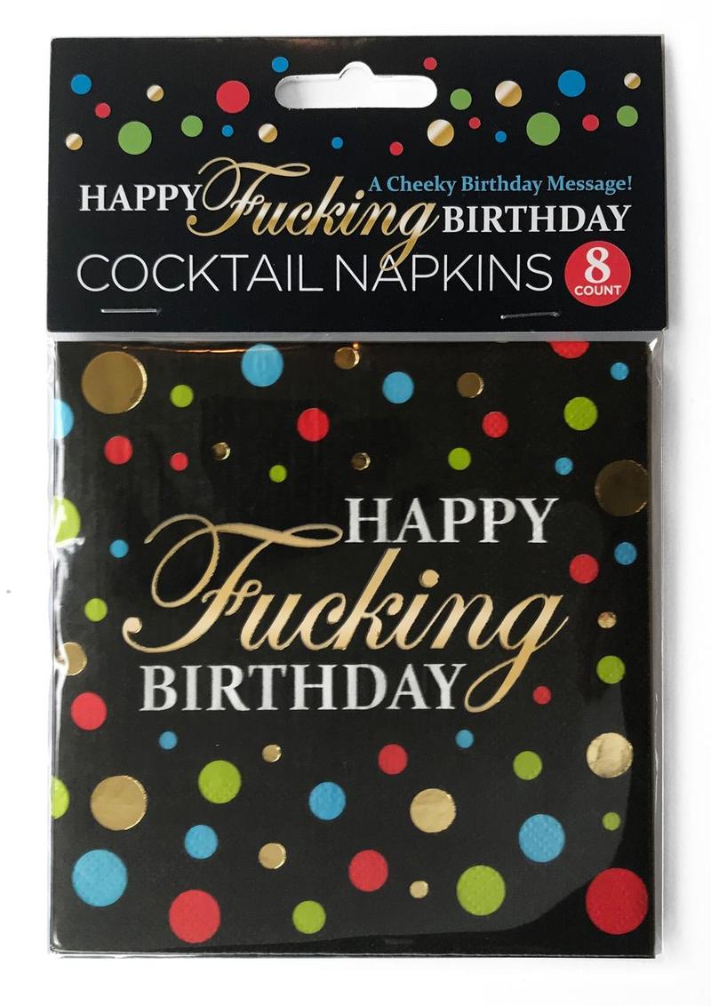 Happy F'n Birthday Napkins – Sinsations