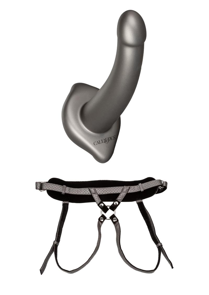 Her Royal Harness The Royal Ultra-Soft Set Adjustable Harness with Me2 Silicone G-Probe - Gray/Grey