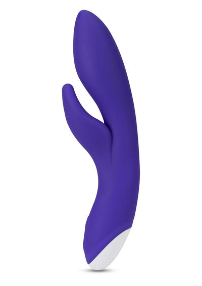 Hop Jessica Silicone Rabbit Vibrator - Midnight/Purple