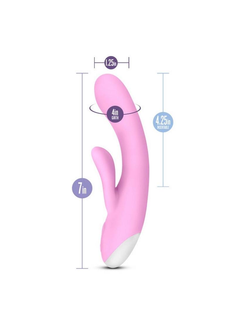 Hop Lola Bunny Rechargeable Silicone Rabbit Vibrator - Ballet Slipper