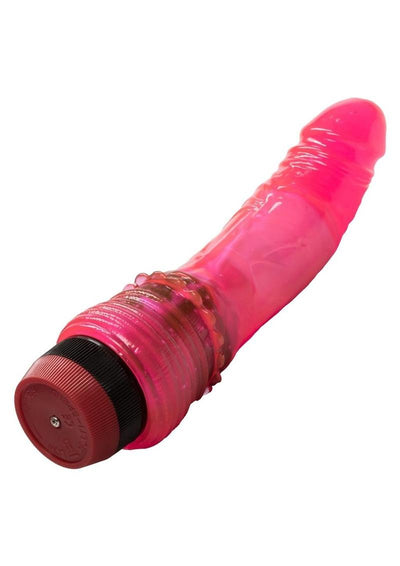 Hot Pinks Curved Jack Vibrating Dildo