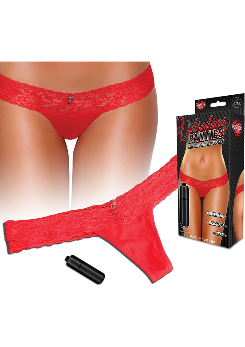 Hustler Toys Vibrating Panties Panty Vibe Lace Thong with Hidden Vibe Sinsations Hustler Toys Vibrating Panties Panty Vibe Lace Thong with Hidden Vibe Sinsations