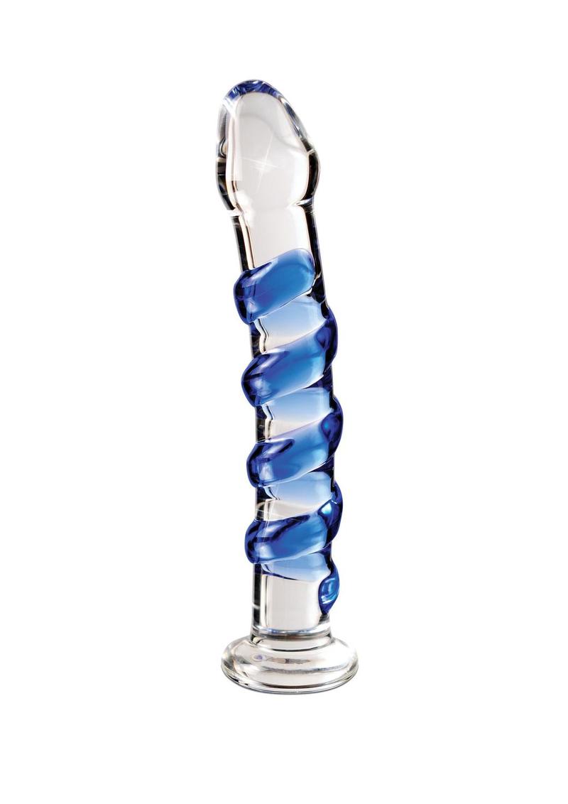 Icicles No. 5 Textured Glass Dildo