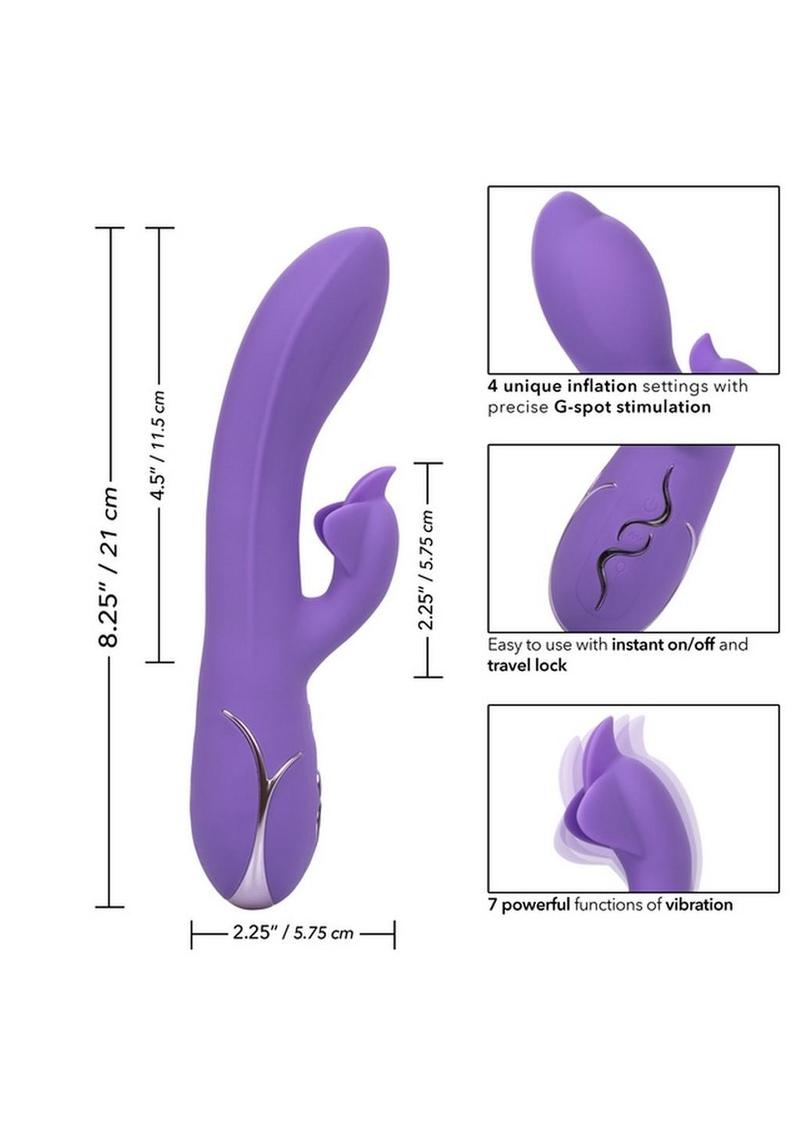 Insatiable G Inflatable G-Flutter Silicone Rechargeable Vibrator