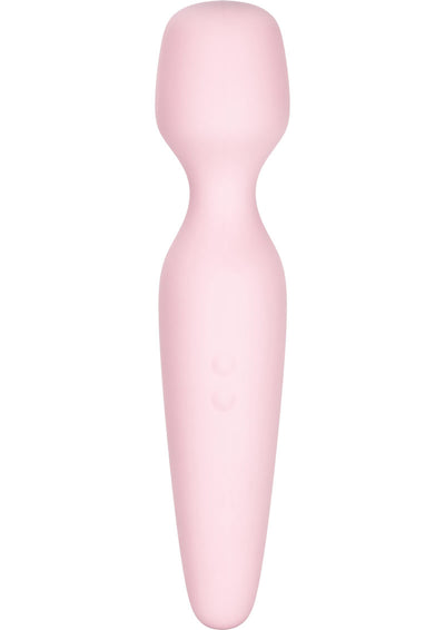 Inspire Rechargeable Silicone Vibrating Ultimate Wand Massager - Pink