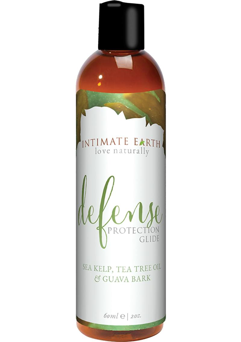 Intimate Earth Defense Protection Glide Lubricant Sea Kelp, Tea Tree Bark and Guava Bark - 2oz