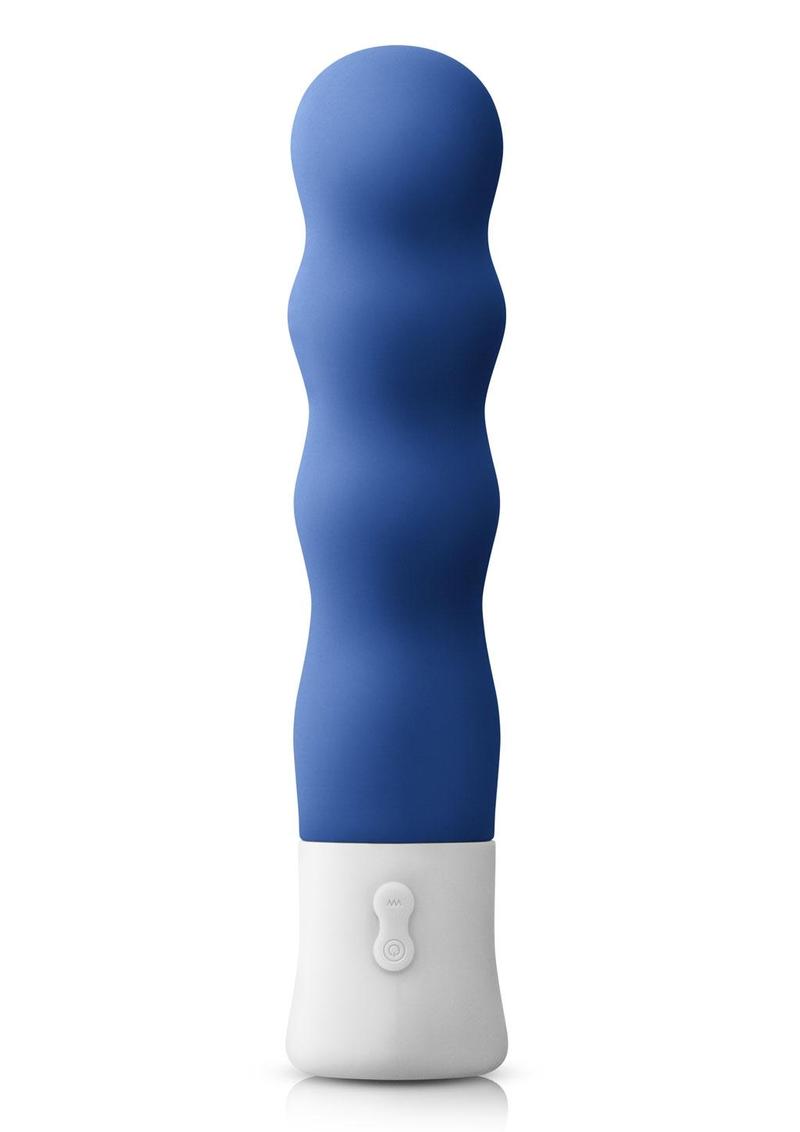 Inya Shake Rechargeable Silicone Vibrator - Blue