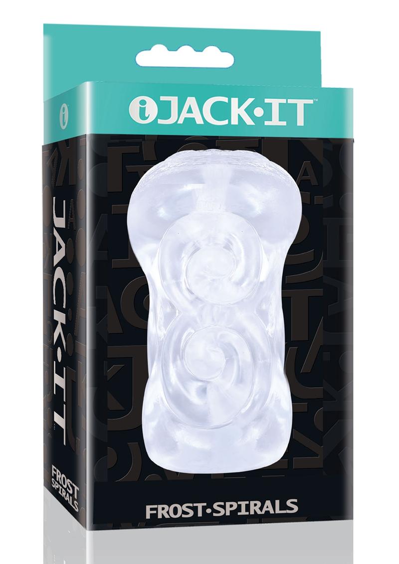 Jack-It Stroker Spirals - Clear/Frost