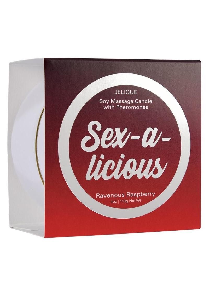 Jelique Massage Candle Pheromone Sex-A-Licious Ravenous Raspberry