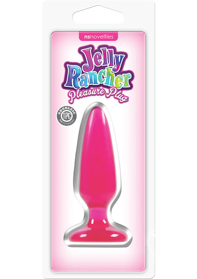 Jelly Rancher Pleasure Plug Butt Plug - Pink - Small