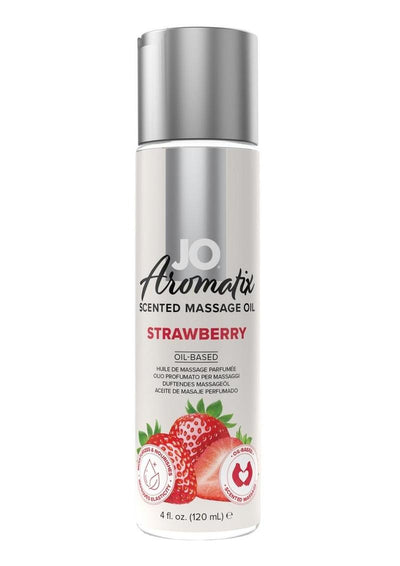 JO Aromatix Massage Oil 4oz - Strawberry