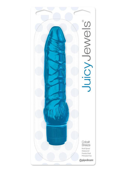 Juicy Jewels Cobalt Breeze Jelly Vibrator - Blue