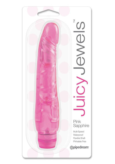 Juicy Jewels Pink Sapphire Vibrator - Pink