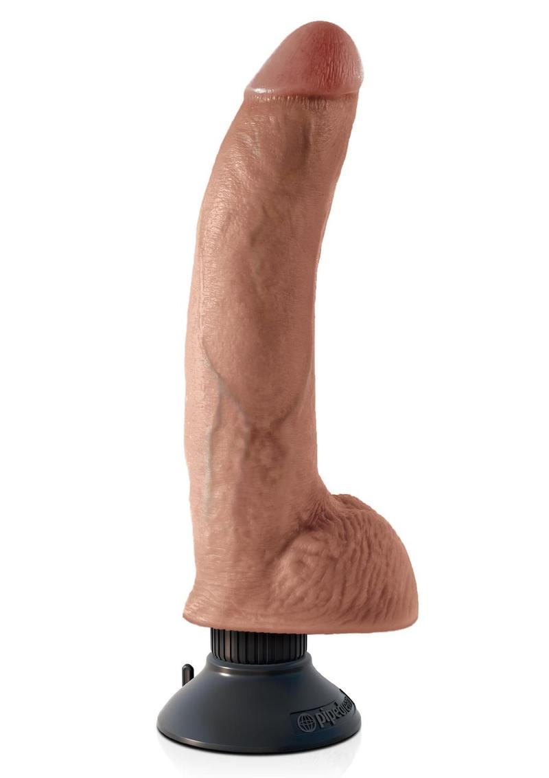 King Cock Vibrating Dildo with Balls