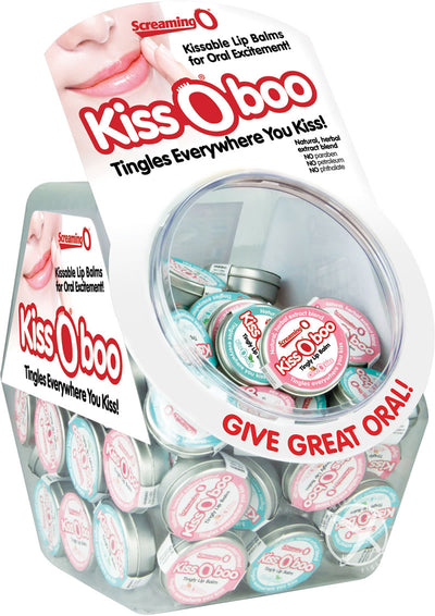 Kiss O Boo Assorted Lip Balm - 48 Each Per Bowl