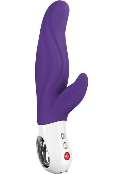 Lady Bi Silicone Vibrator with Clitoral Stimulator