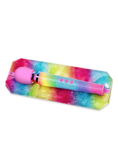 Le Wand All That Glimmers Petite Massager - Rainbow Ombre - Multicolor