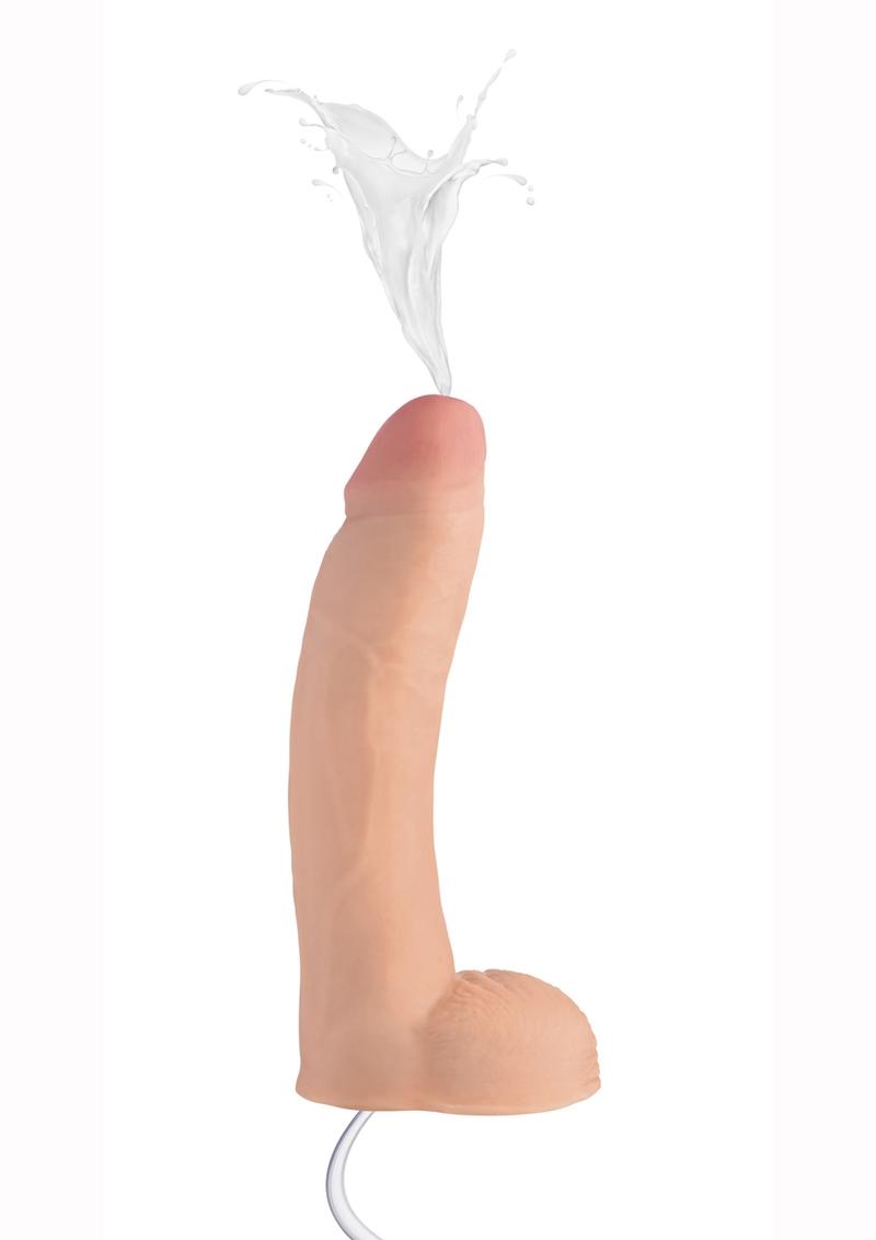 Loadz Dual Density Squirting Dildo - Vanilla - 9in