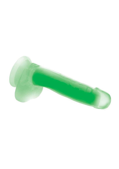 Lollicock Glow In The Dark Silicone Dildo with Balls