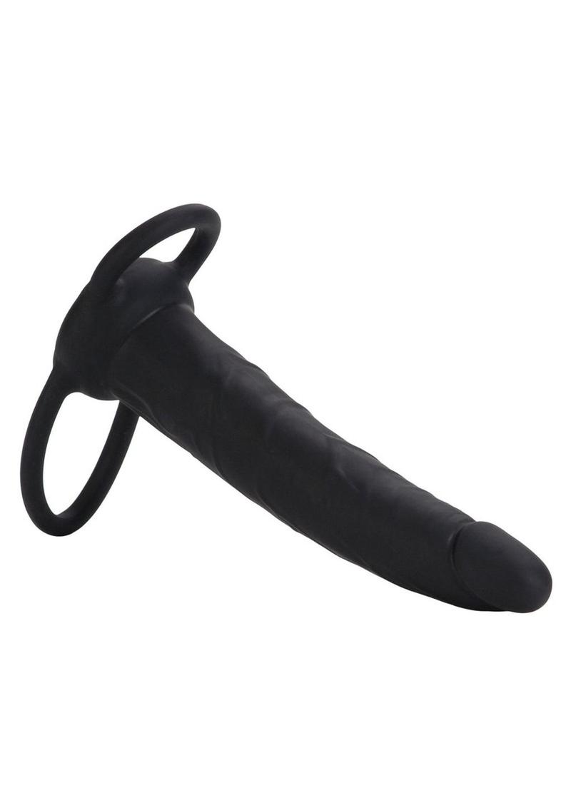 Love Rider Silicone Dual Penetrator Dildo Cock Ring