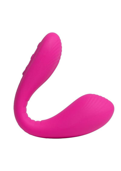 Lovense Dolce Silicone Rechargeable Dual Vibrator - Pink