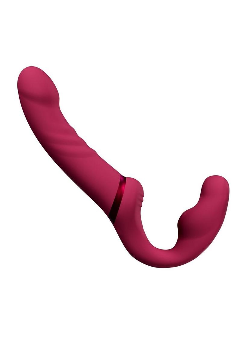 Lovense Lapis Rechargeable Silicone App Control Dual End Strapless Strap-On Vibrator