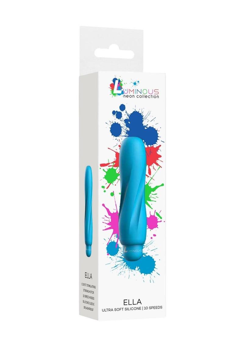 Luminous Ella Bullet with Silicone Sleeve - Aqua/Teal