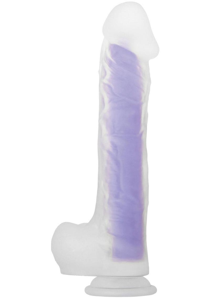 Luminous Stud Dildo with Balls