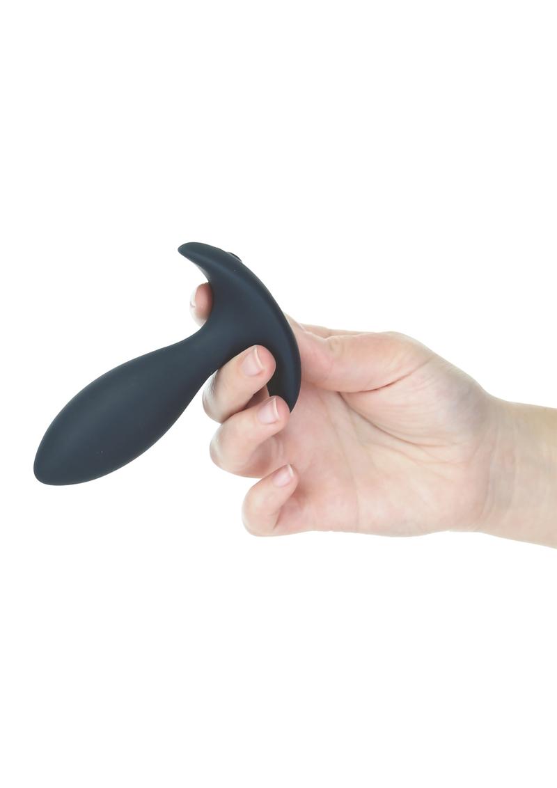 Lux Active Throb Silicone Rechargeable Anal Pulsating Massager with Remote Control