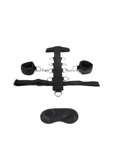 Lux Fetish Adjustable Neck and Wristraint