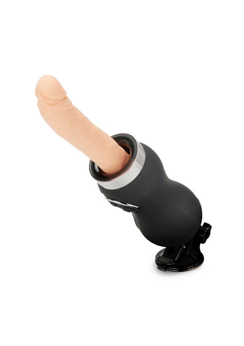 Lux Fetish Thrusting Rechargeable Compact Sex Machine with Remote Control