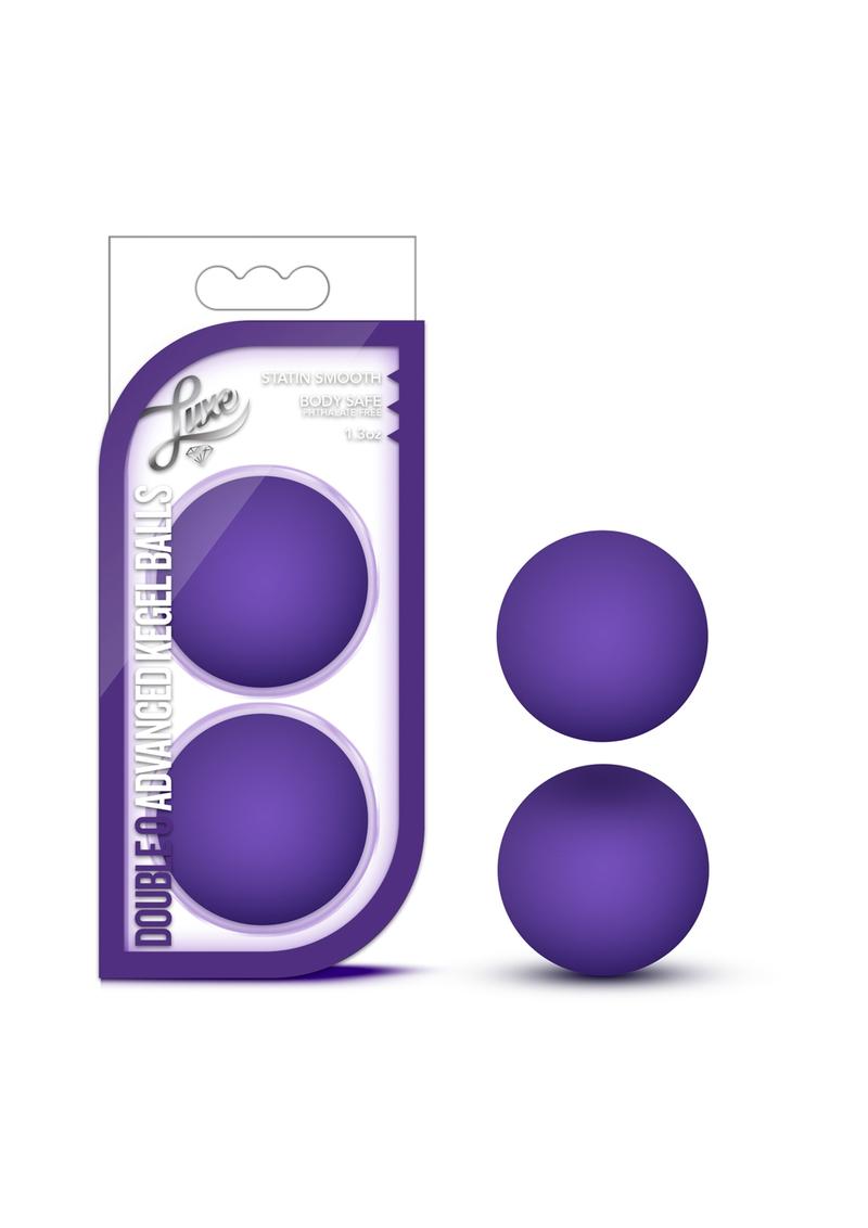 Luxe Double O Advanced Kegel Balls - Purple - 1.3oz