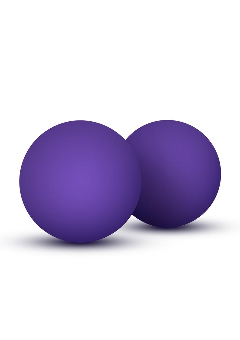 Luxe Double O Advanced Kegel Balls - Purple - 1.3oz